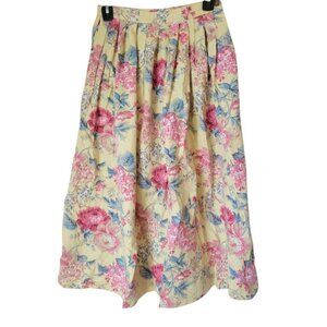 Vintage Women's Cambridge Dry Goods Floral Country Chic Skirt 4